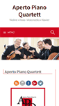Mobile Screenshot of aperto-piano-quartett.de